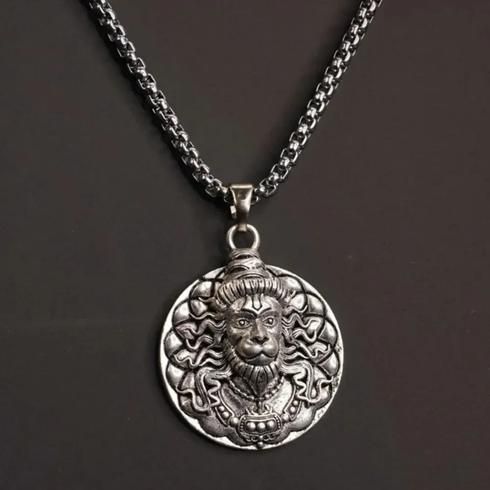 Divine hanuman locket necklace - bracelets