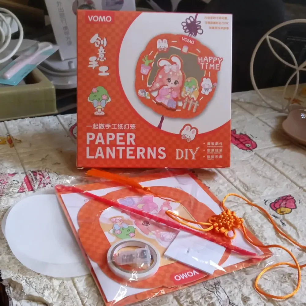 Diy glowing paper lanterns - office