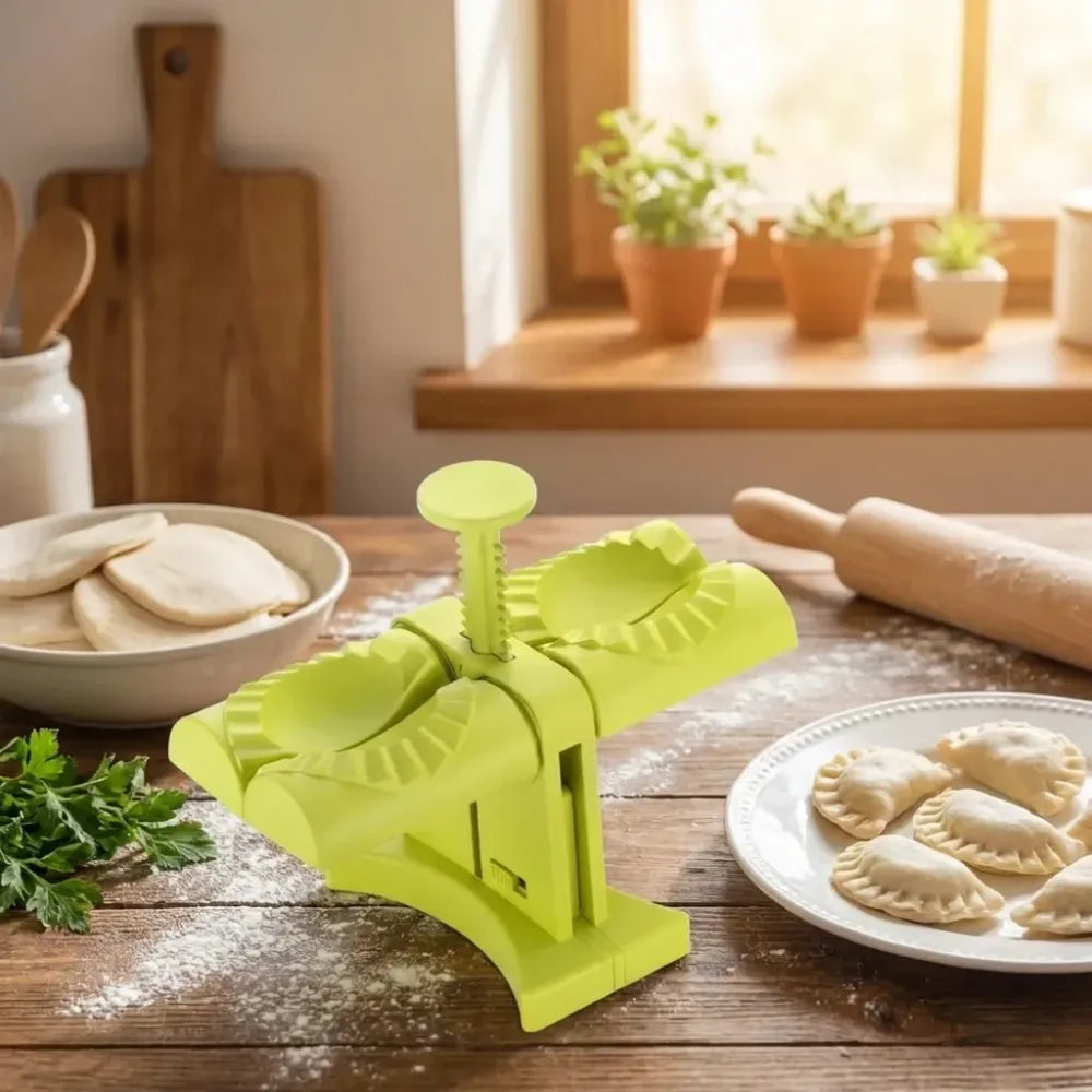 Double dumpling maker mold - home & kitchen