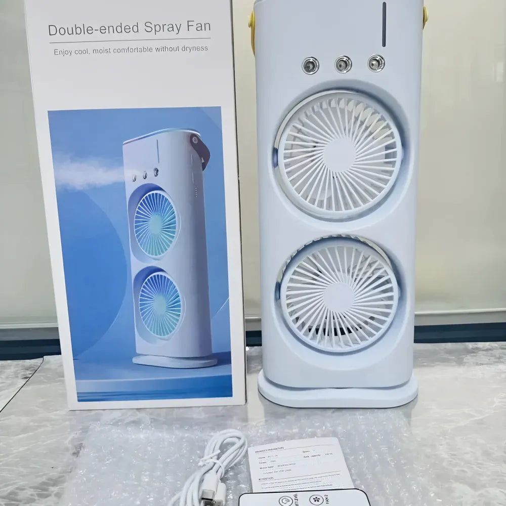 Double-ended spray fan