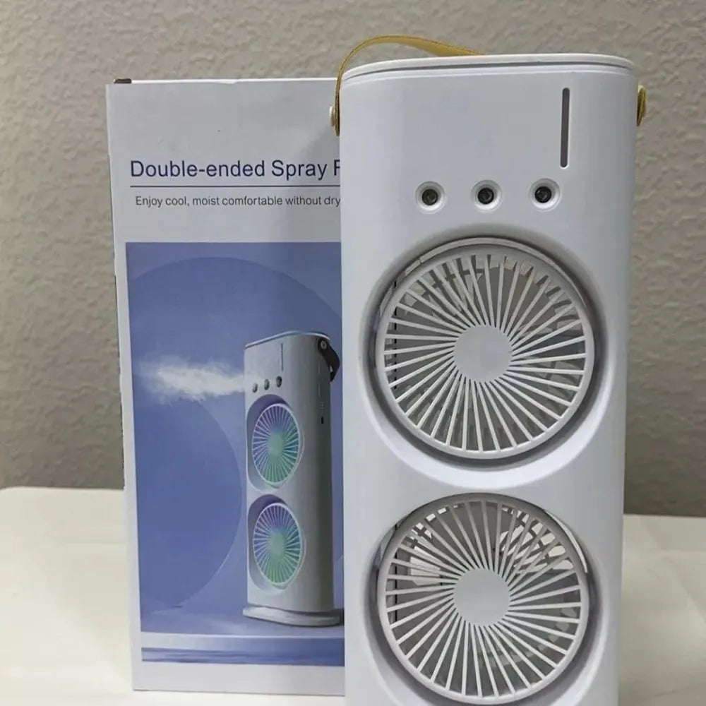 Double-ended spray fan