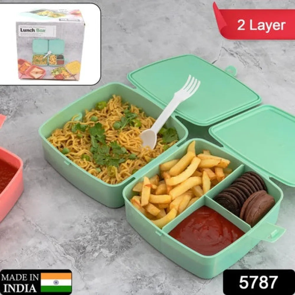 Double-layer lunch box - home & kitchen