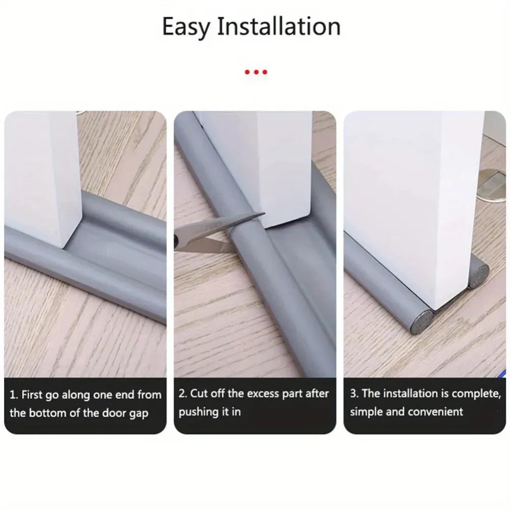 Double-sided draft stopper - home improvement