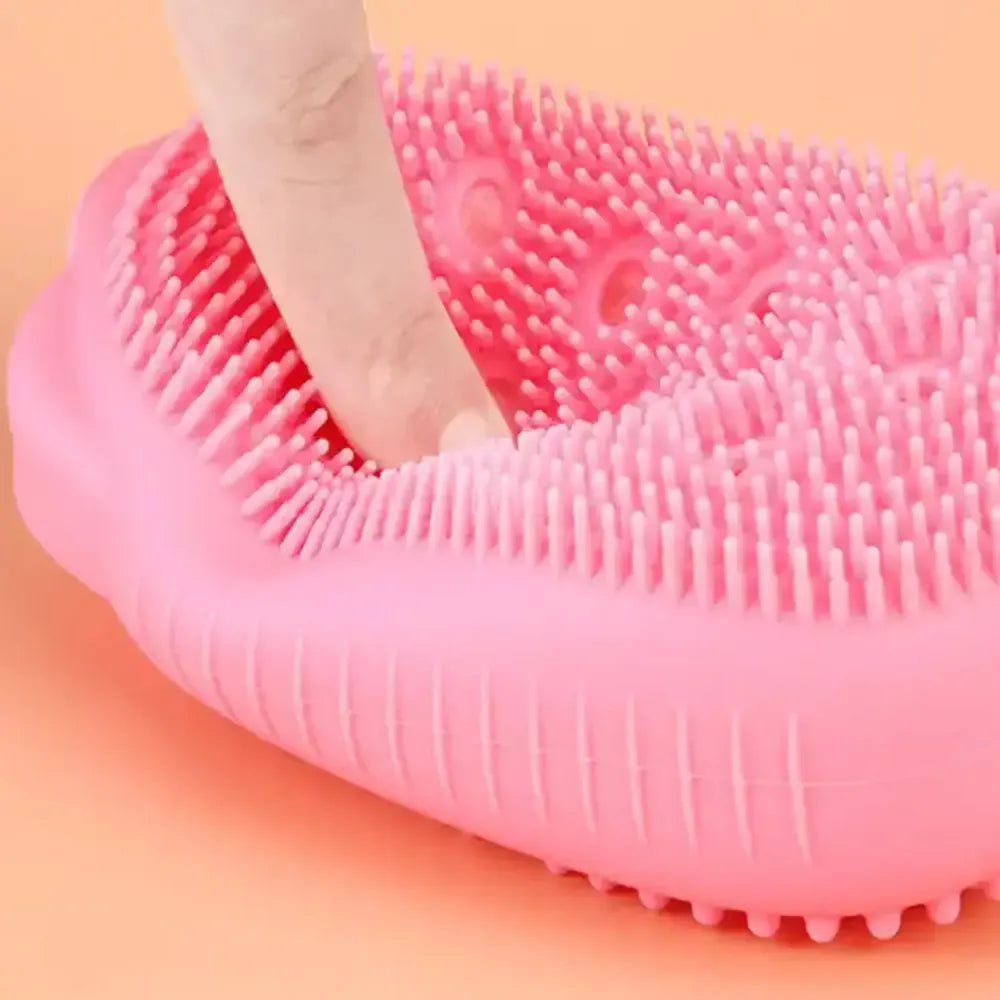 Double-sided silicone bath brush - health & beauty