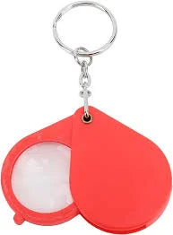 Portable Keychain Magnifier Glass