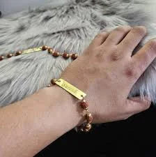 Personalized Engraved Rakhi Bracelet