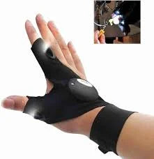 LED Flashlight Work Gloves