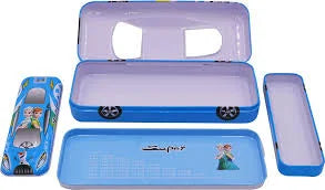 Car-Shaped Metal Pencil Box