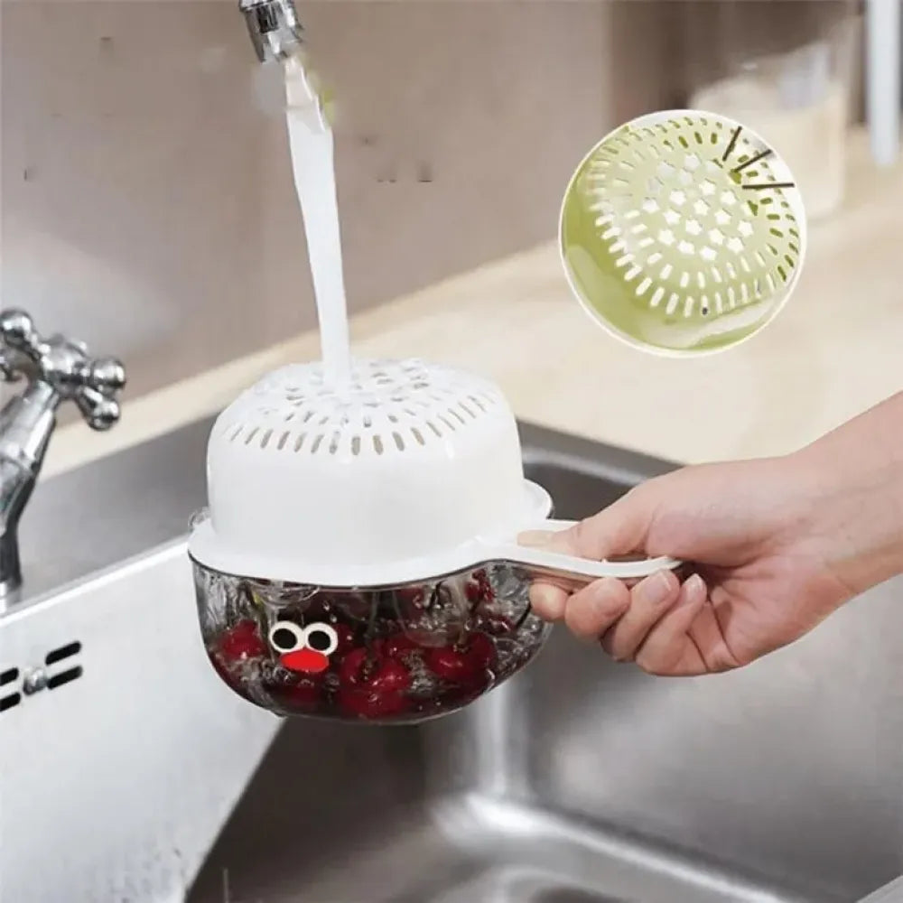 Dual-layer draining basket