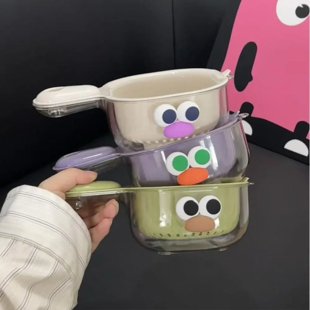 Dual-layer draining basket