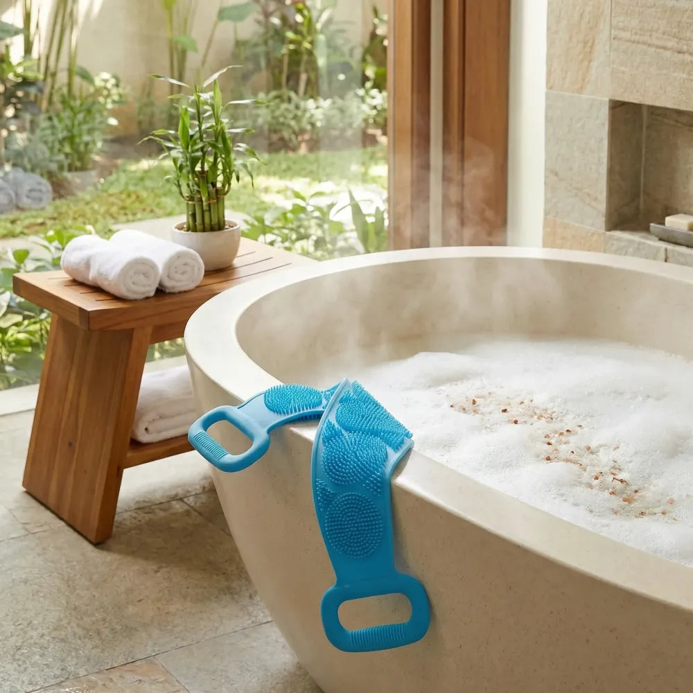Dual-sided back scrubber - home improvement