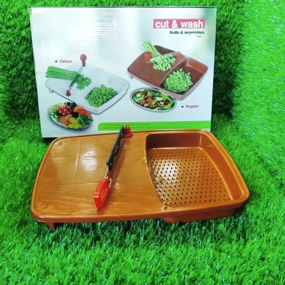 Durable plastic chopping tray - kitchen tool