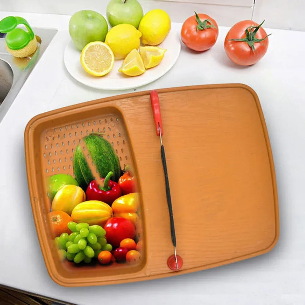 Durable plastic chopping tray - kitchen tool