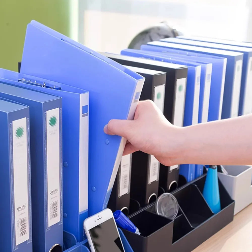 Durable spring file folder - office