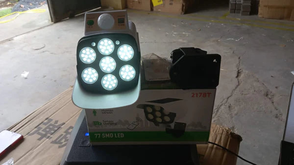 Solar Motion Sensor Security Light - Home Improvement