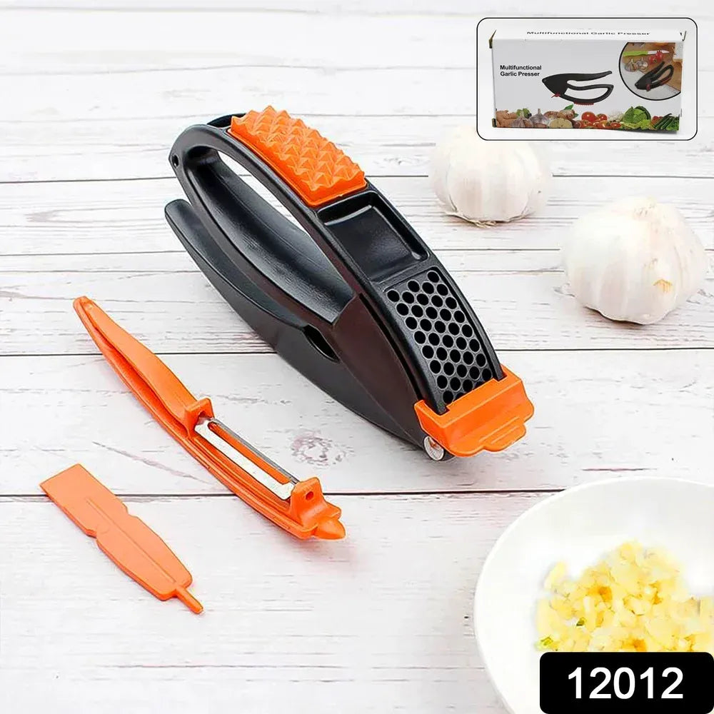 Easy-clean garlic press tool - home & kitchen