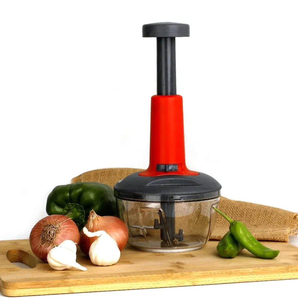 Effortless manual veggie chopper - kitchen tool