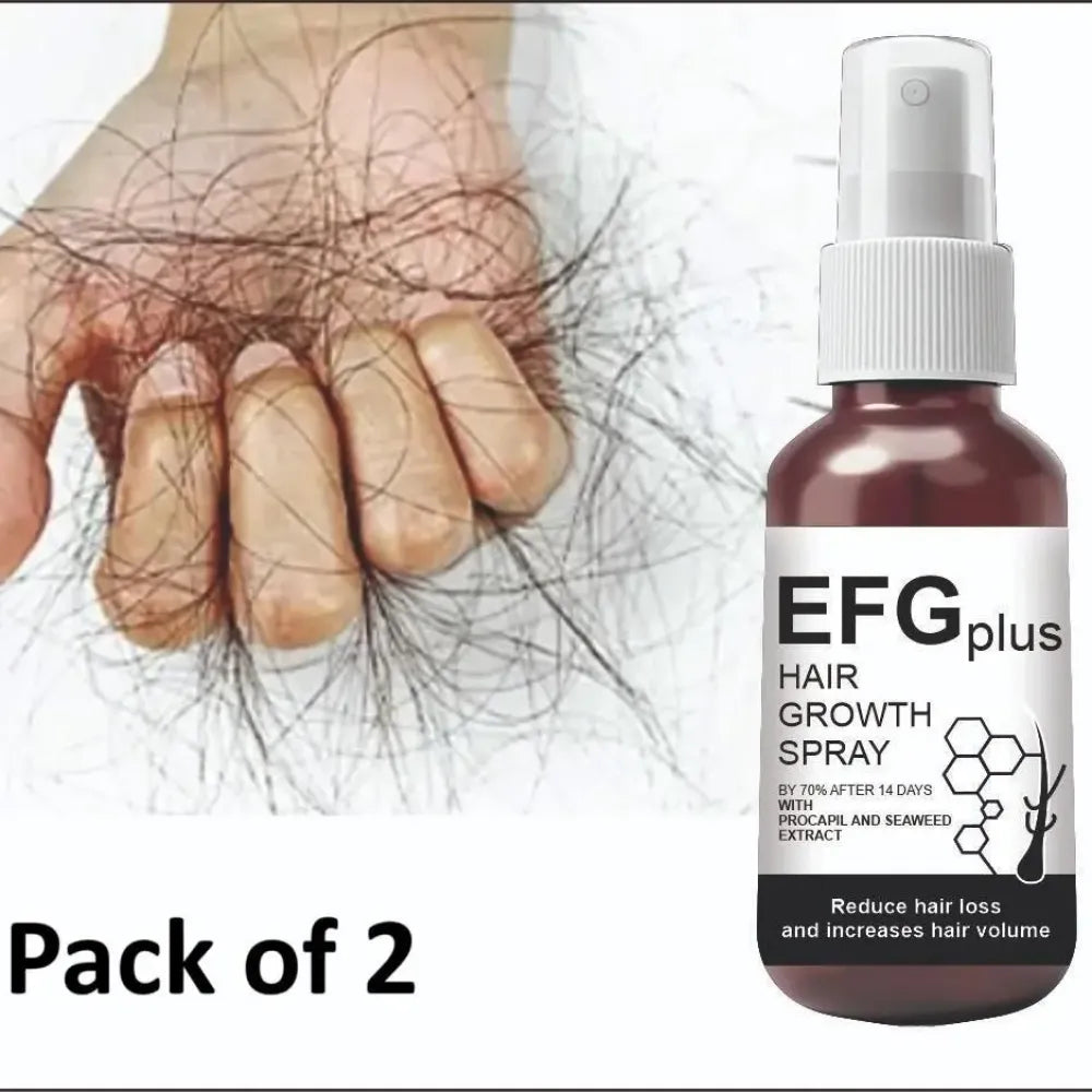 Efgplus hair growth spray – 50ml (pack of 2)