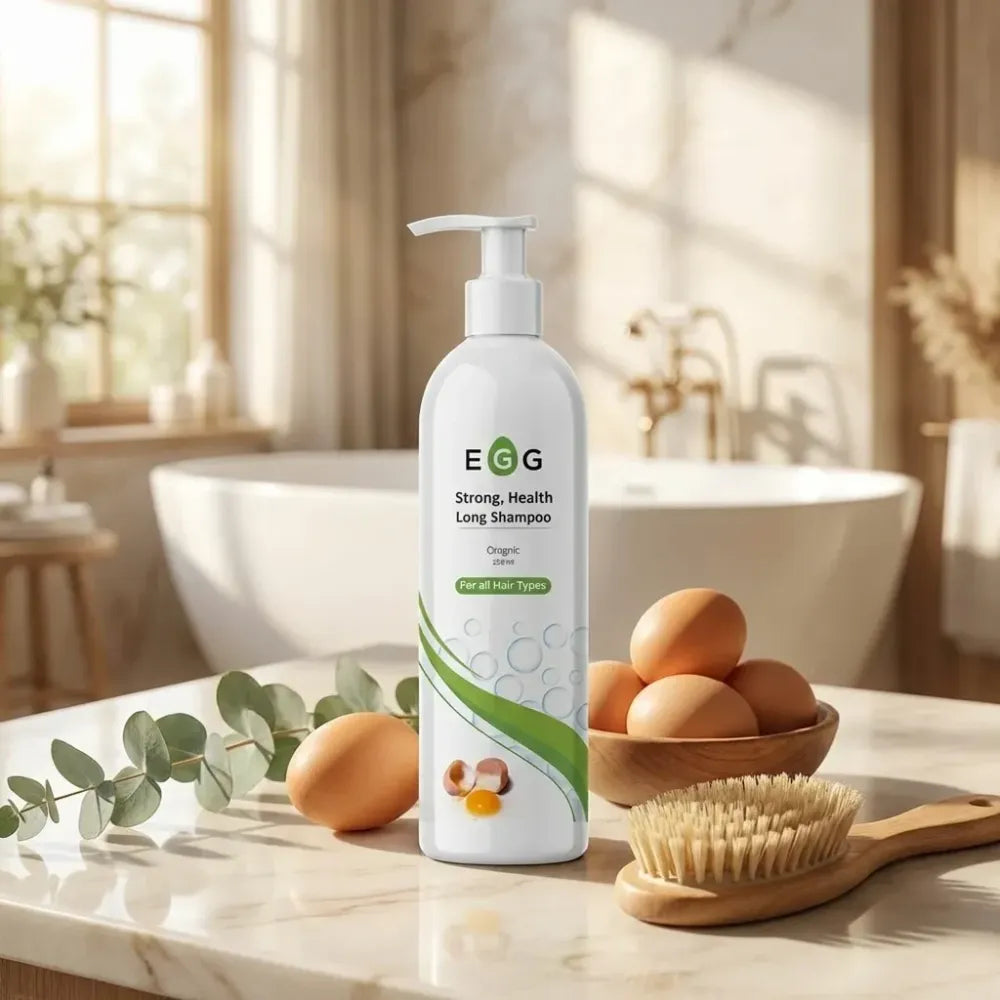 Egg protein hair shampoo