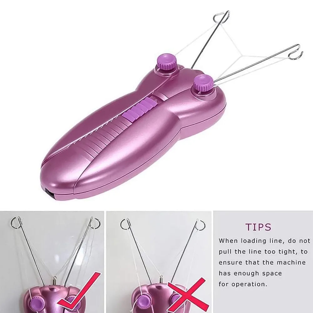 Electric facial hair remover machine (1 set) - health care