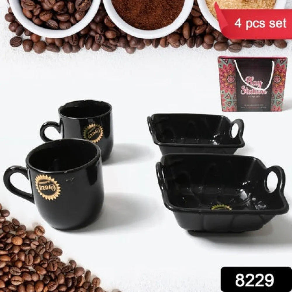 Elegant ceramic mug set - home & kitchen