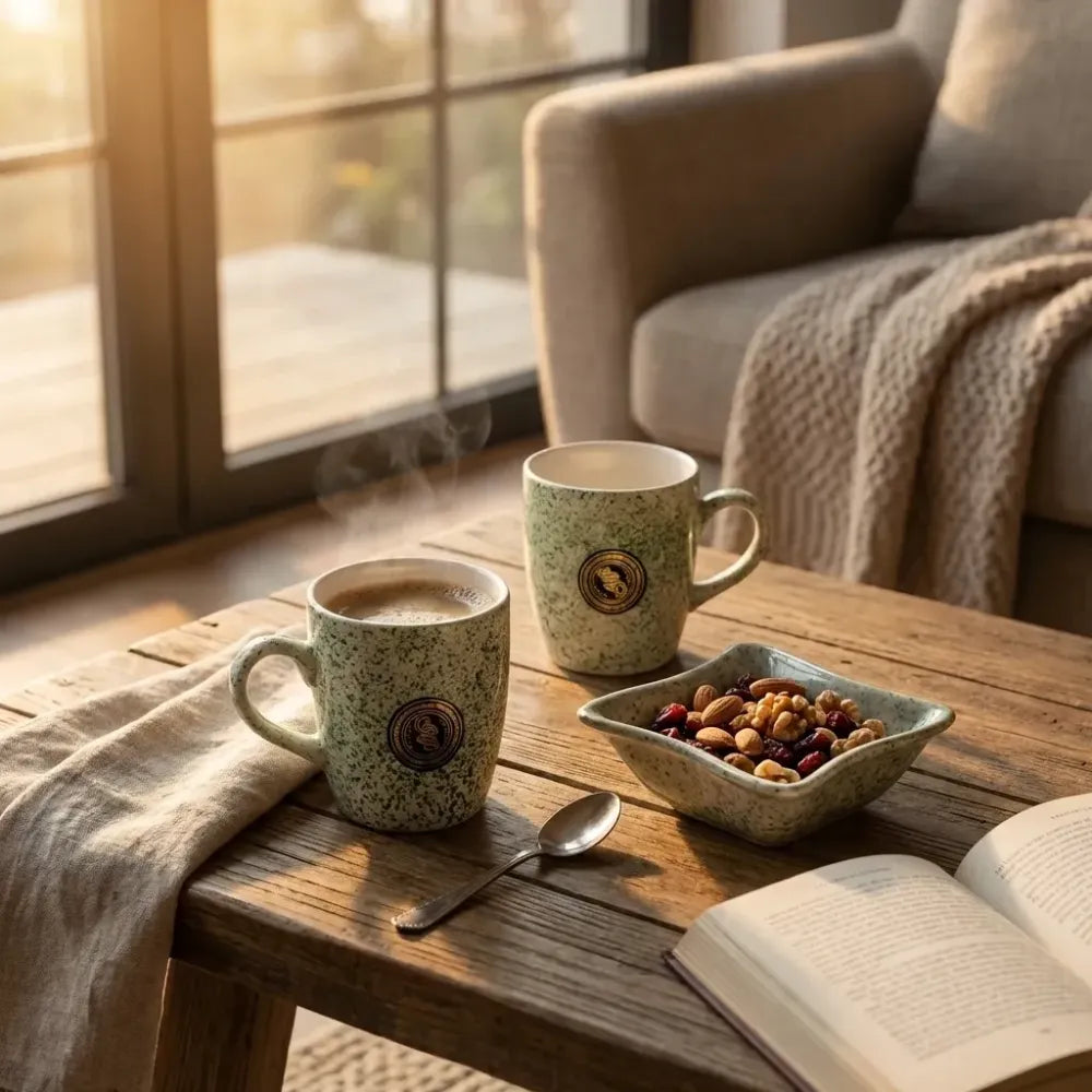 Elegant ceramic tea set - home & kitchen