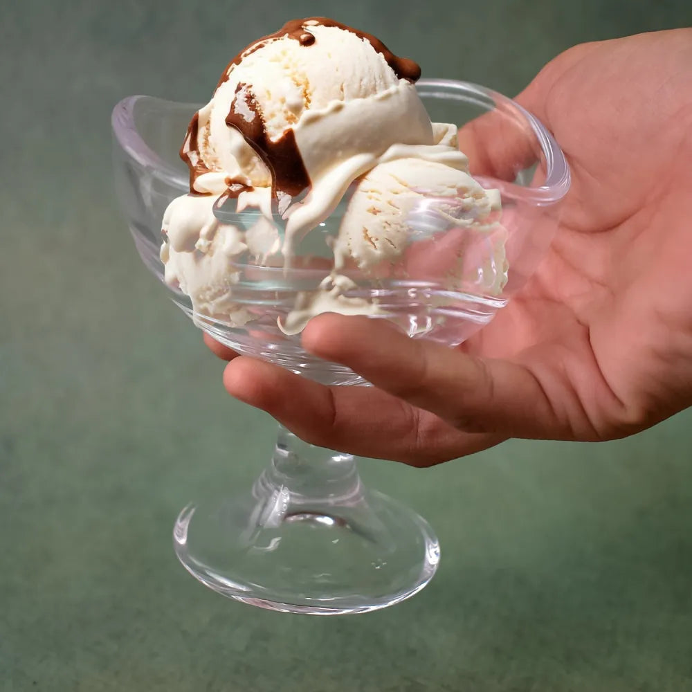 Elegant glass dessert bowls - home & kitchen