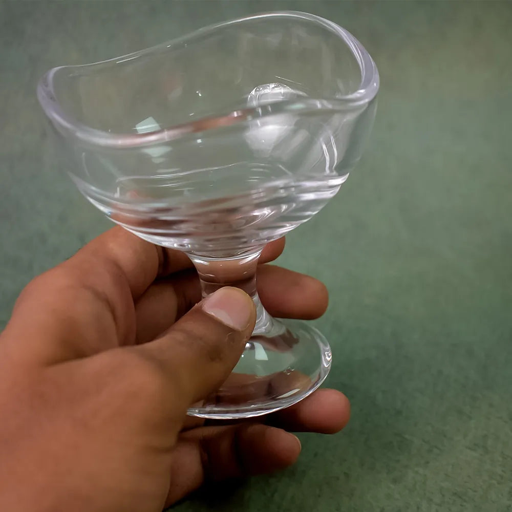 Elegant glass dessert bowls - home & kitchen