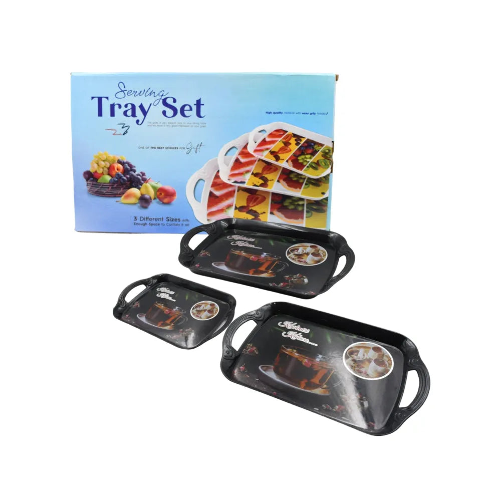 Elegant melamine serving trays - home & kitchen