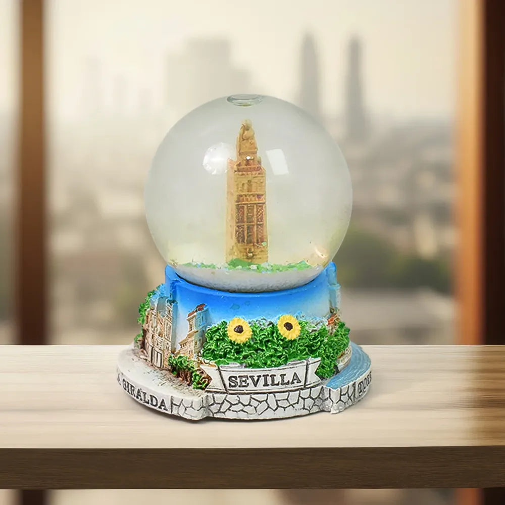 Elegant snow globe souvenir - office