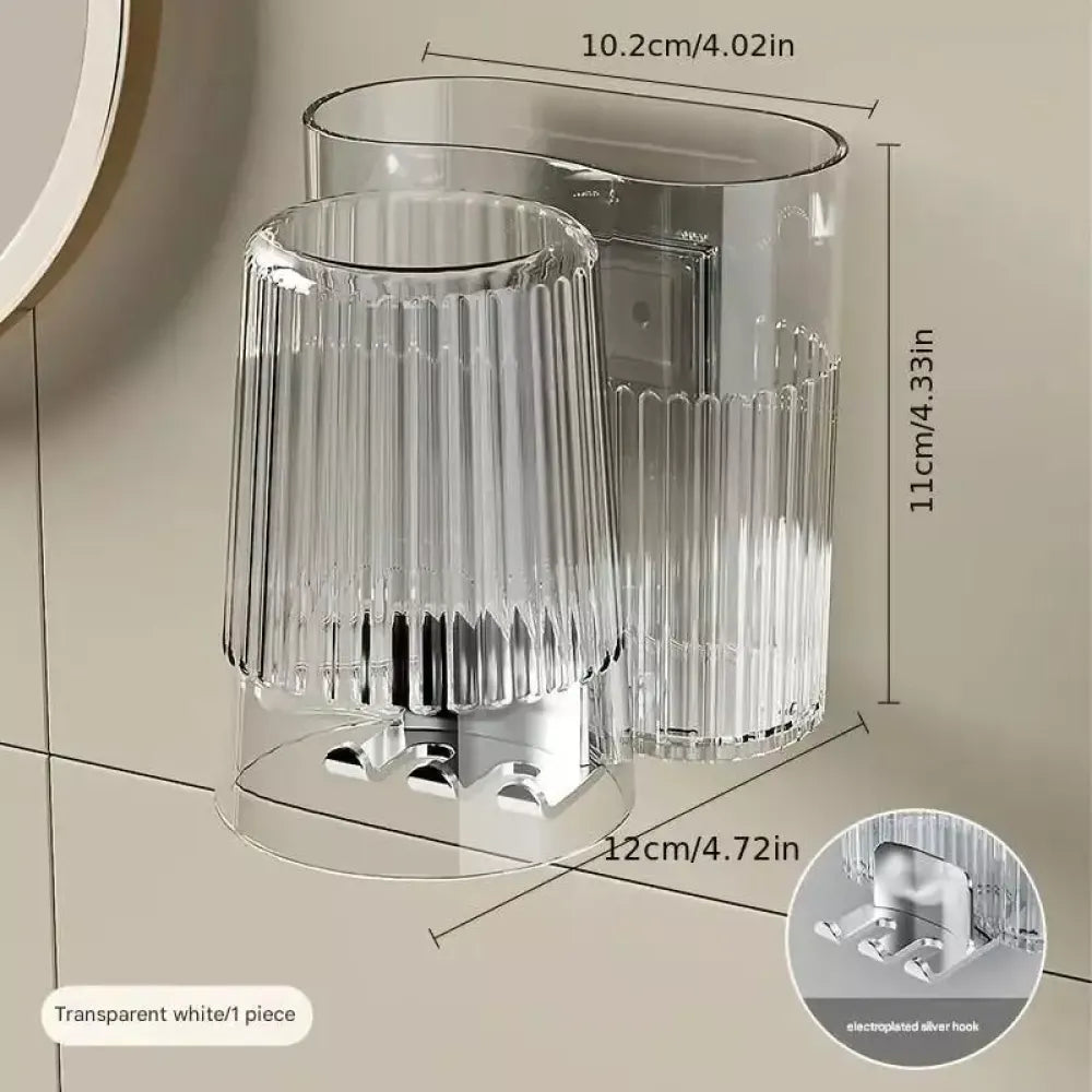 Elegant toothbrush holder stand - home essentials