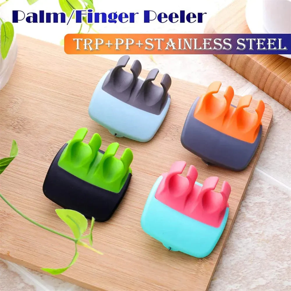 Ergonomic finger peeler - kitchen tool