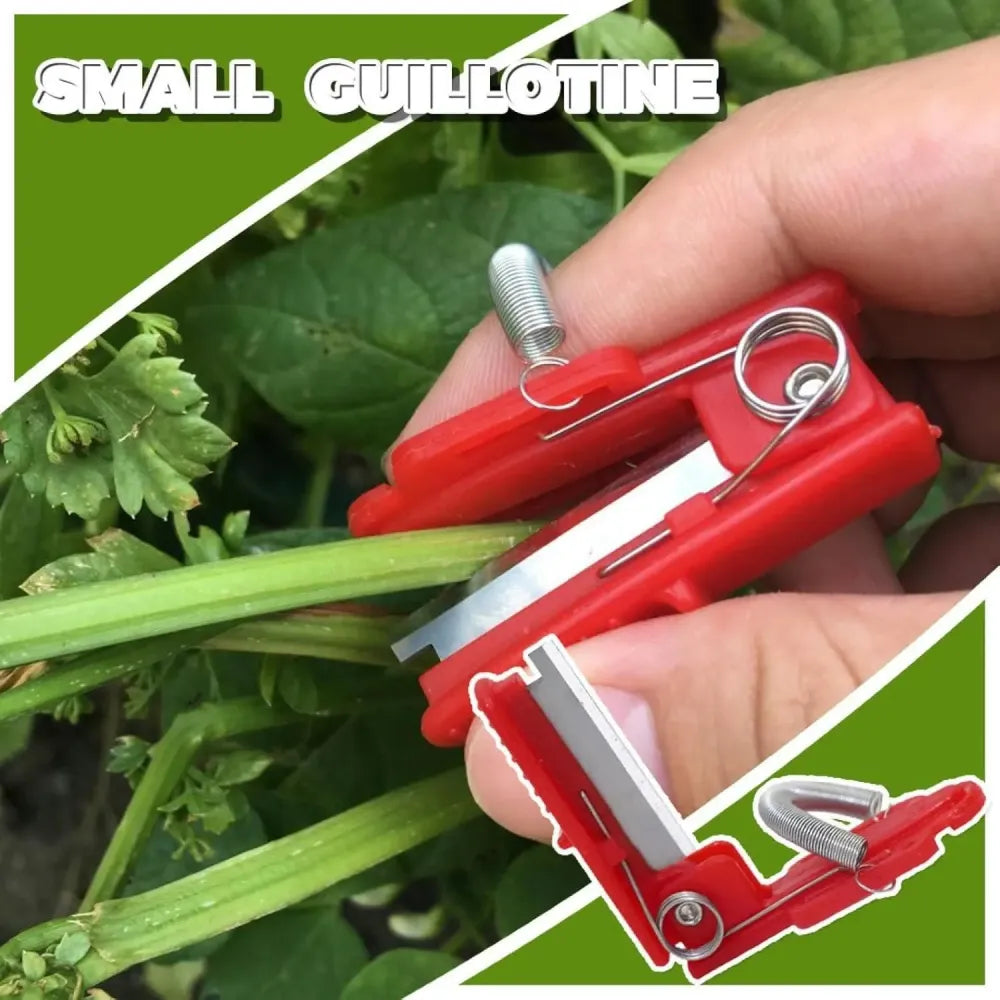 Ergonomic thumb cutter - gardening