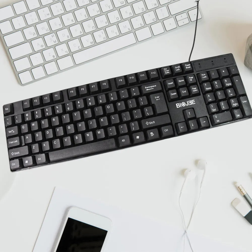 Ergonomic usb wired keyboard - accessories