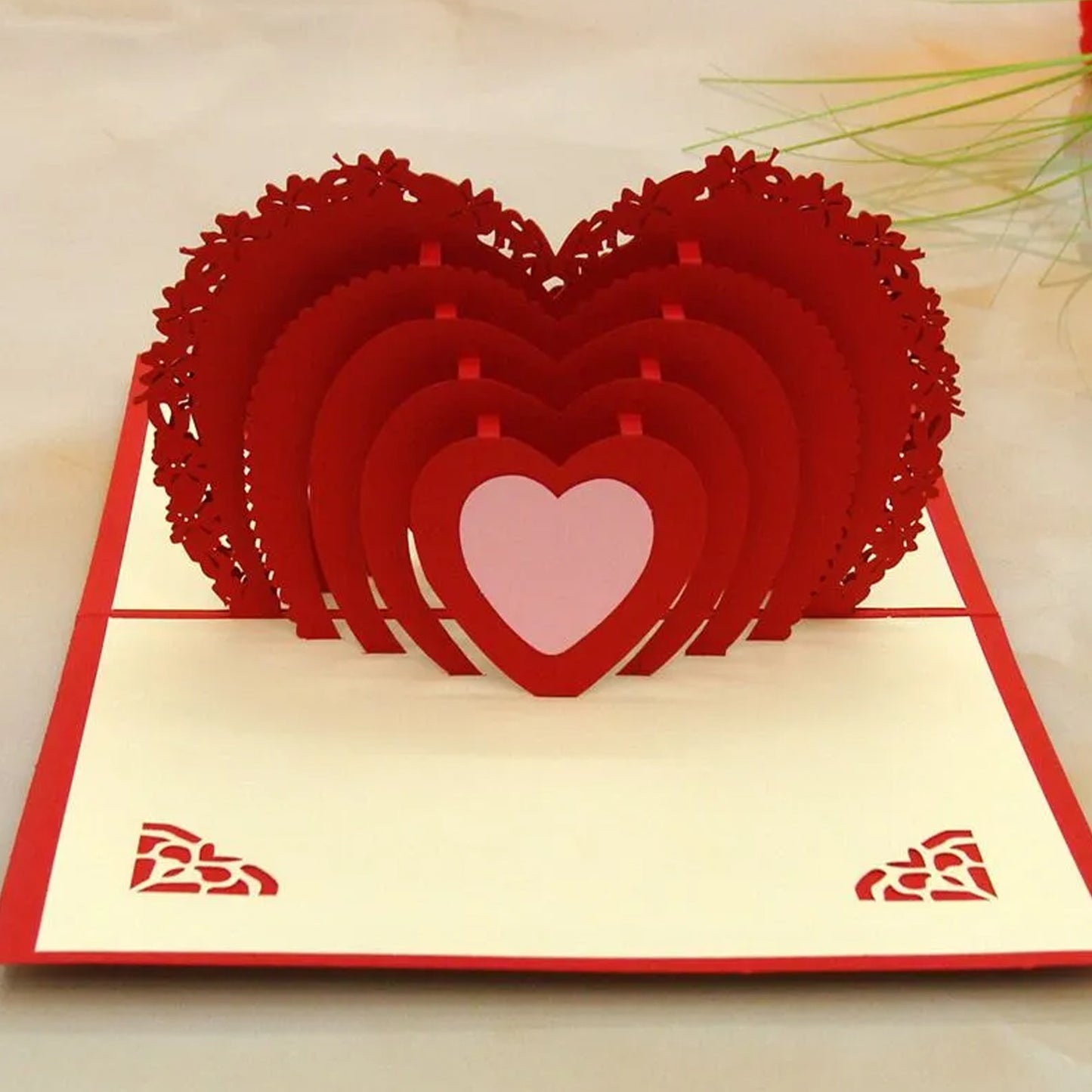 3d Paper Wish Card High Quality Paper Card All Design Card Good Wishing Card (All 3d Card Birthday Christmas Card Cartoon Card Love Heart Card) (1 Pc)