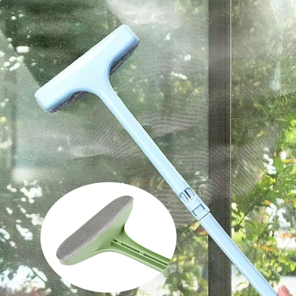 Extendable window screen brush - home improvement