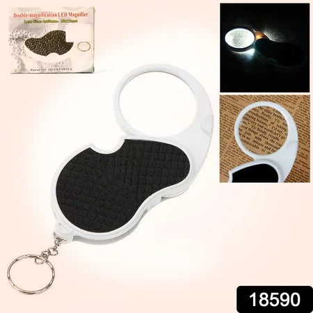 Bright LED Folding Magnifier