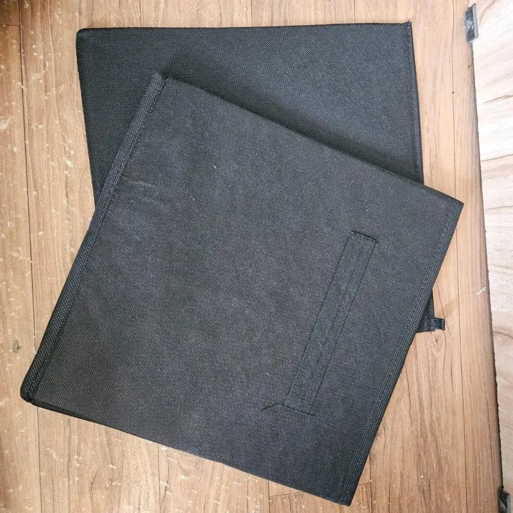 Fabric storage drawer bins – pack of 2
