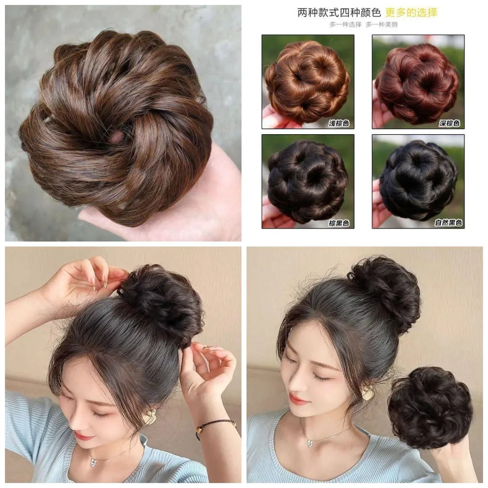 Fancy hair bun