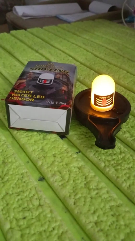 Water Sensor LED Shivling Idol