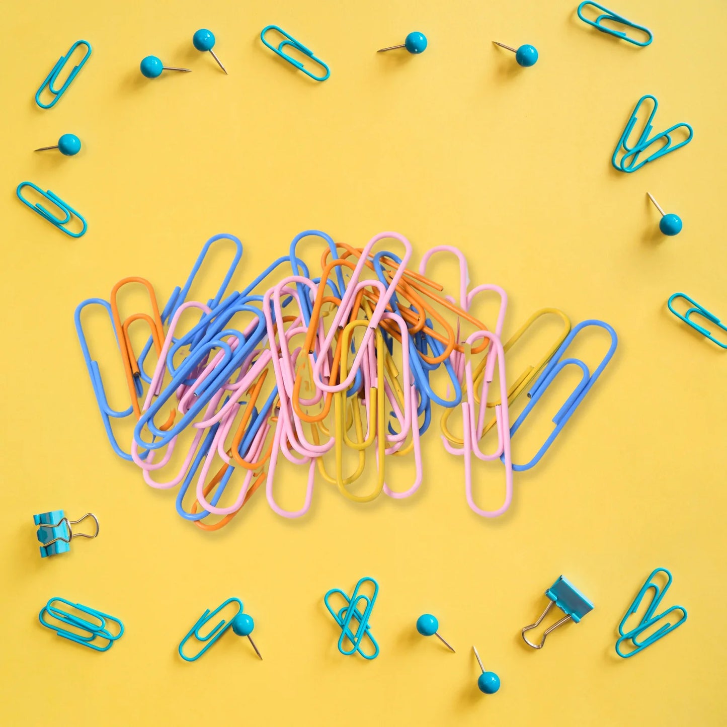 Colorful Multi-Size Binder Clips