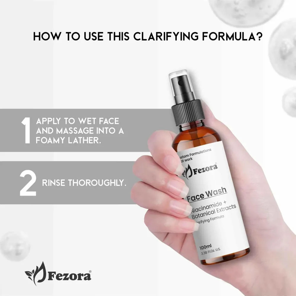 Fezora niacinamide face wash