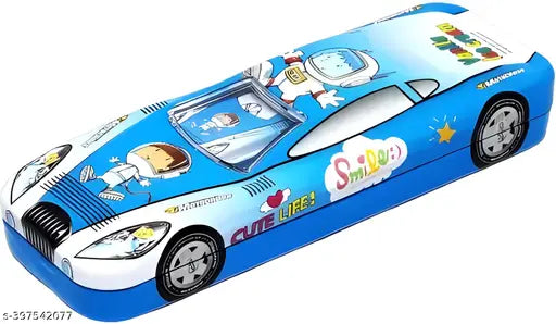 Car-Shaped Metal Pencil Box