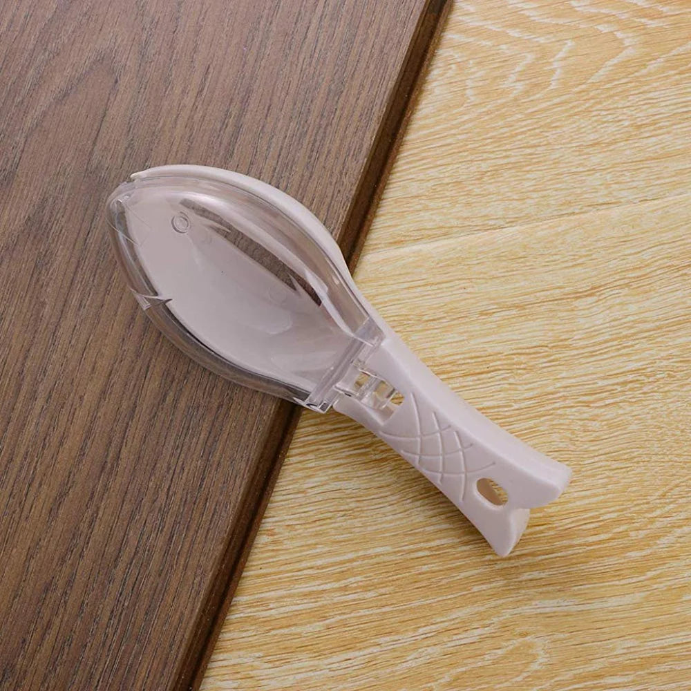 No-Mess Fish Scale Scraper