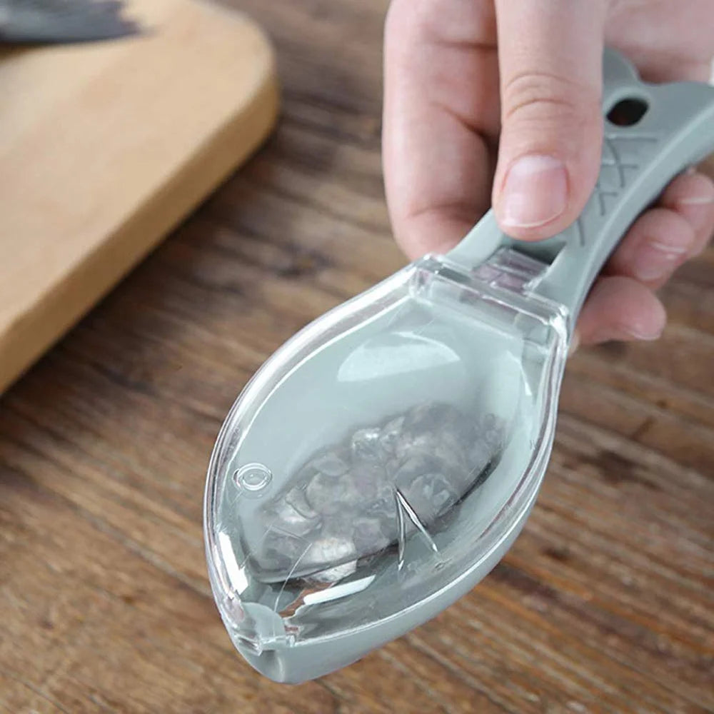 No-Mess Fish Scale Scraper