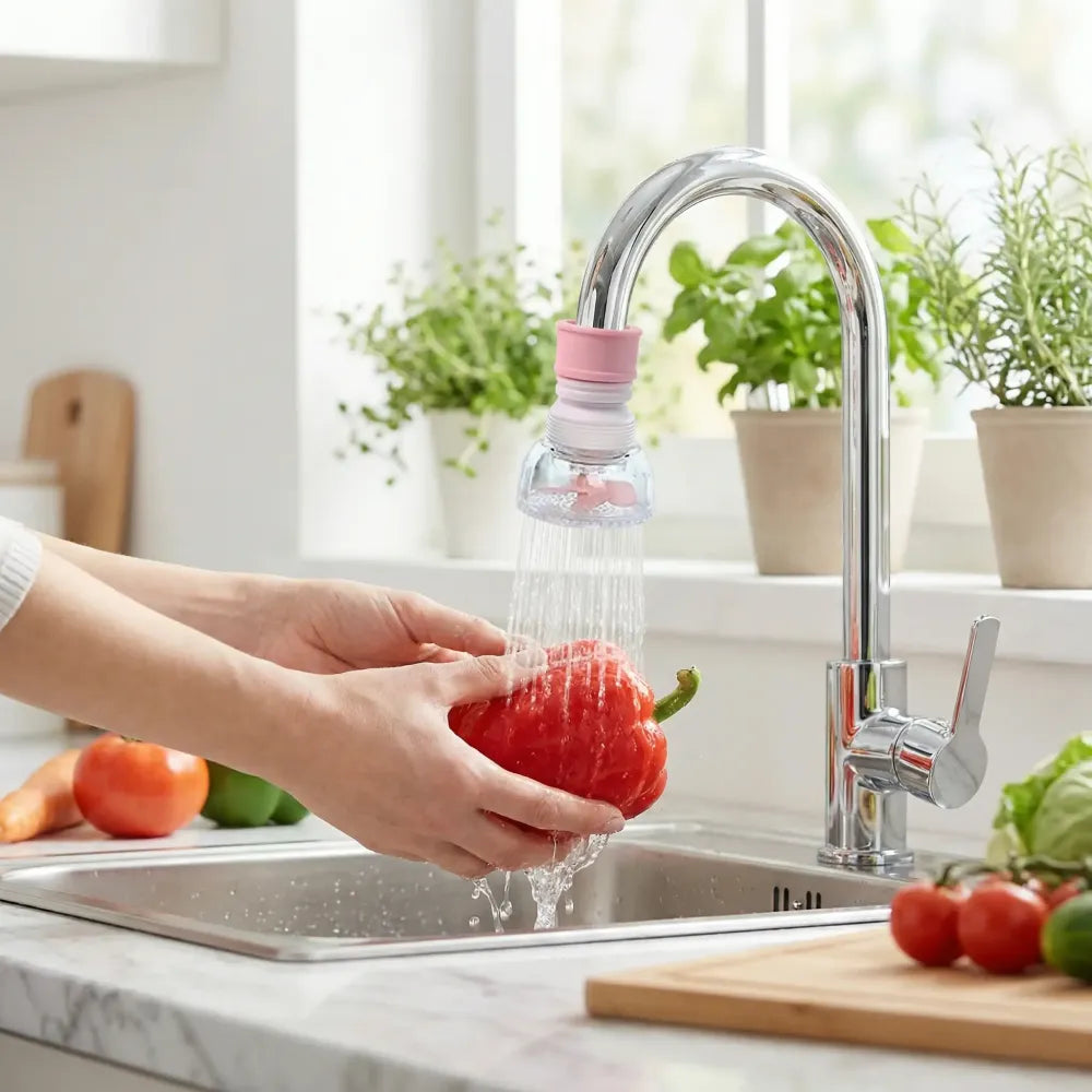 Flexible plastic faucet extender (1 pc) - home & kitchen