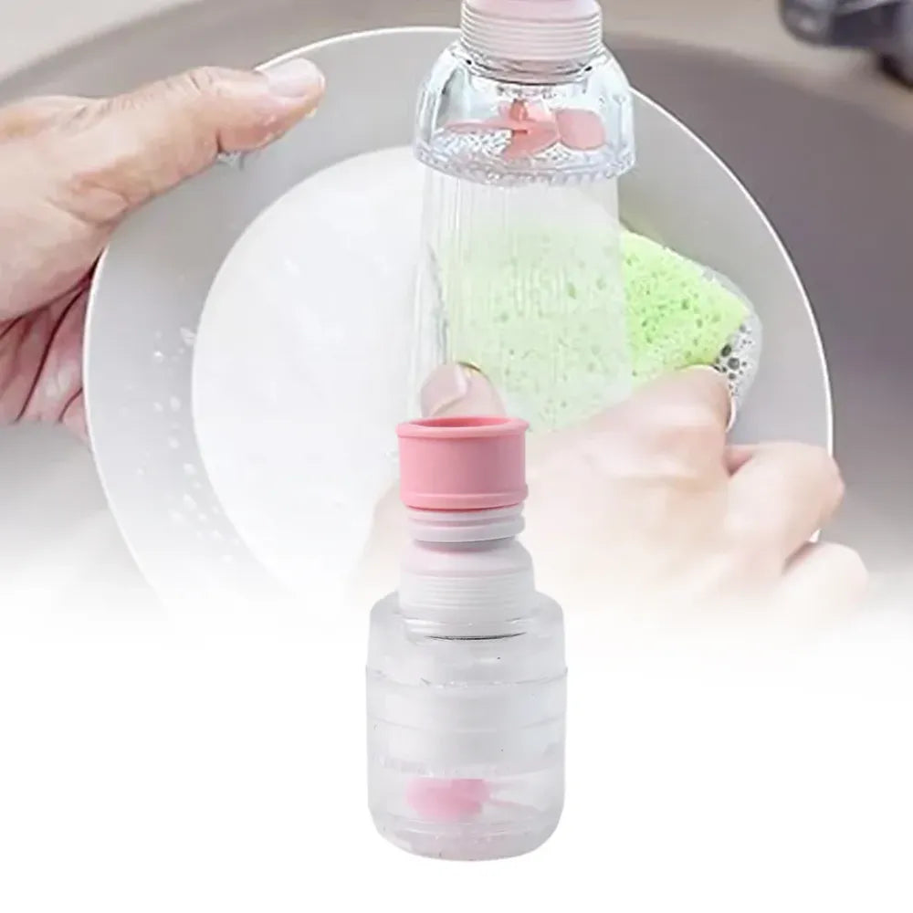 Flexible rotating faucet extender - home & kitchen