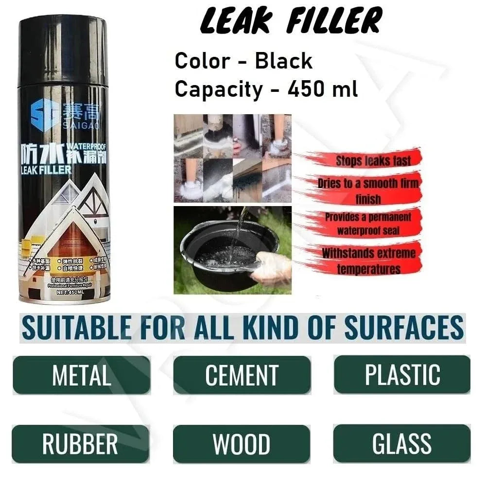 Flexible rubber leak sealant - car and bike accessories
