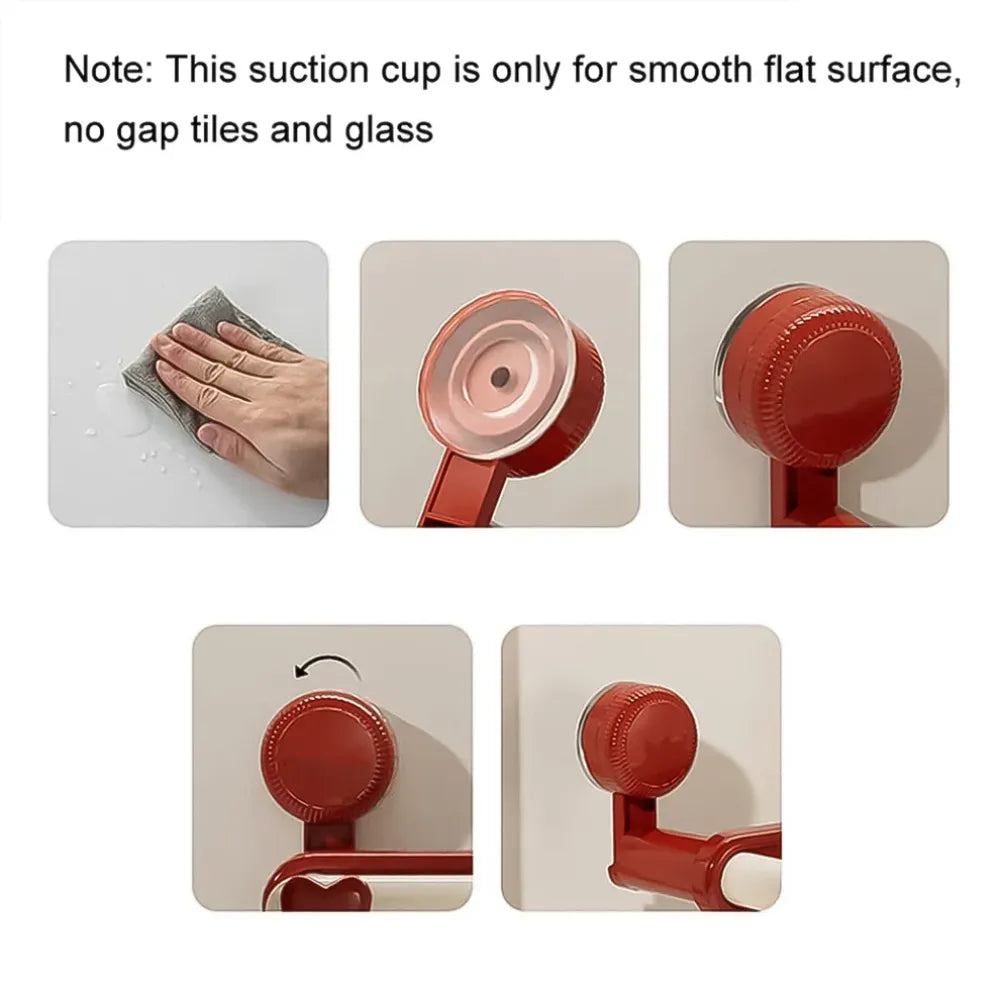 Floating suction cup hook - kitchen tool