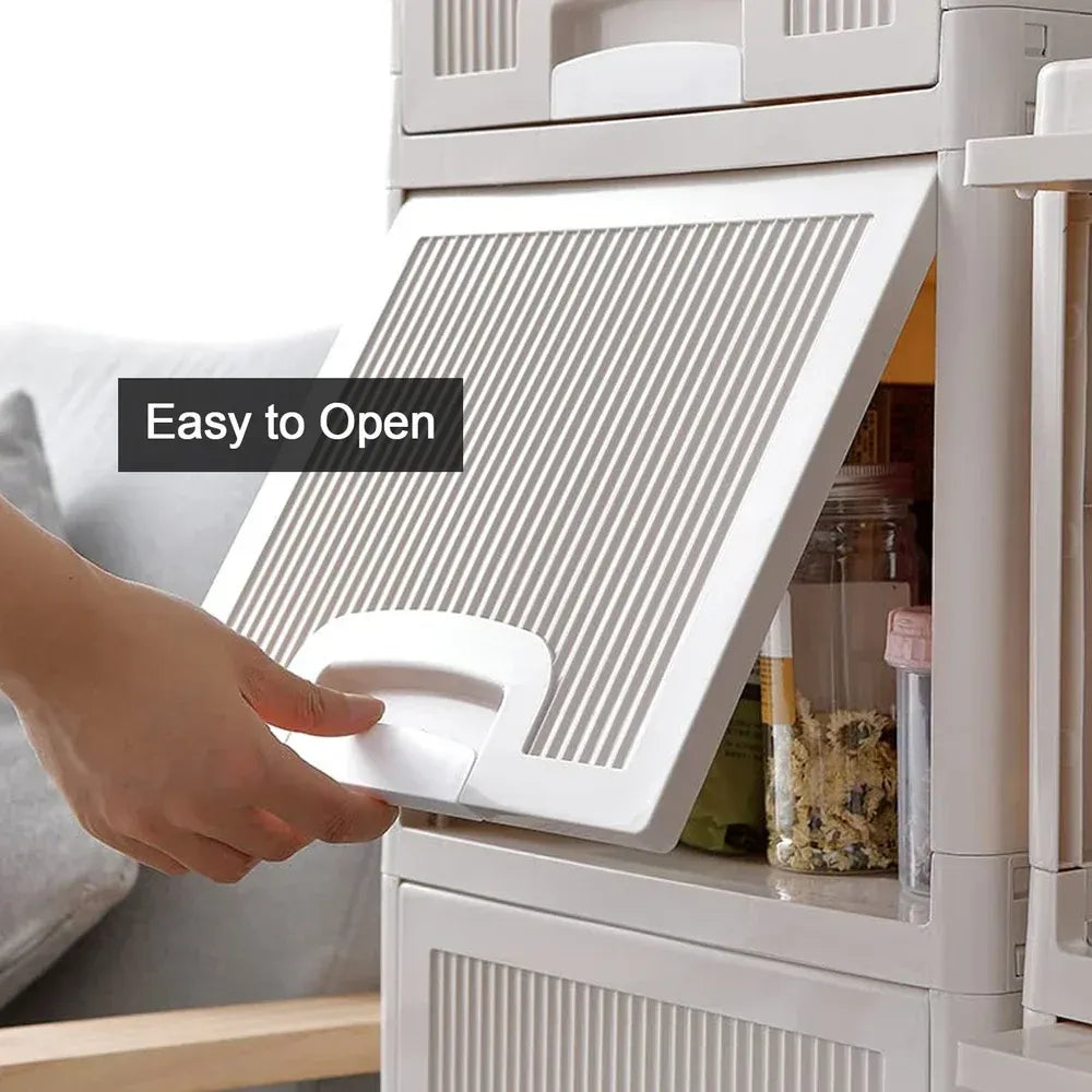 Foldable 4-layer storage drawers - home & kitchen